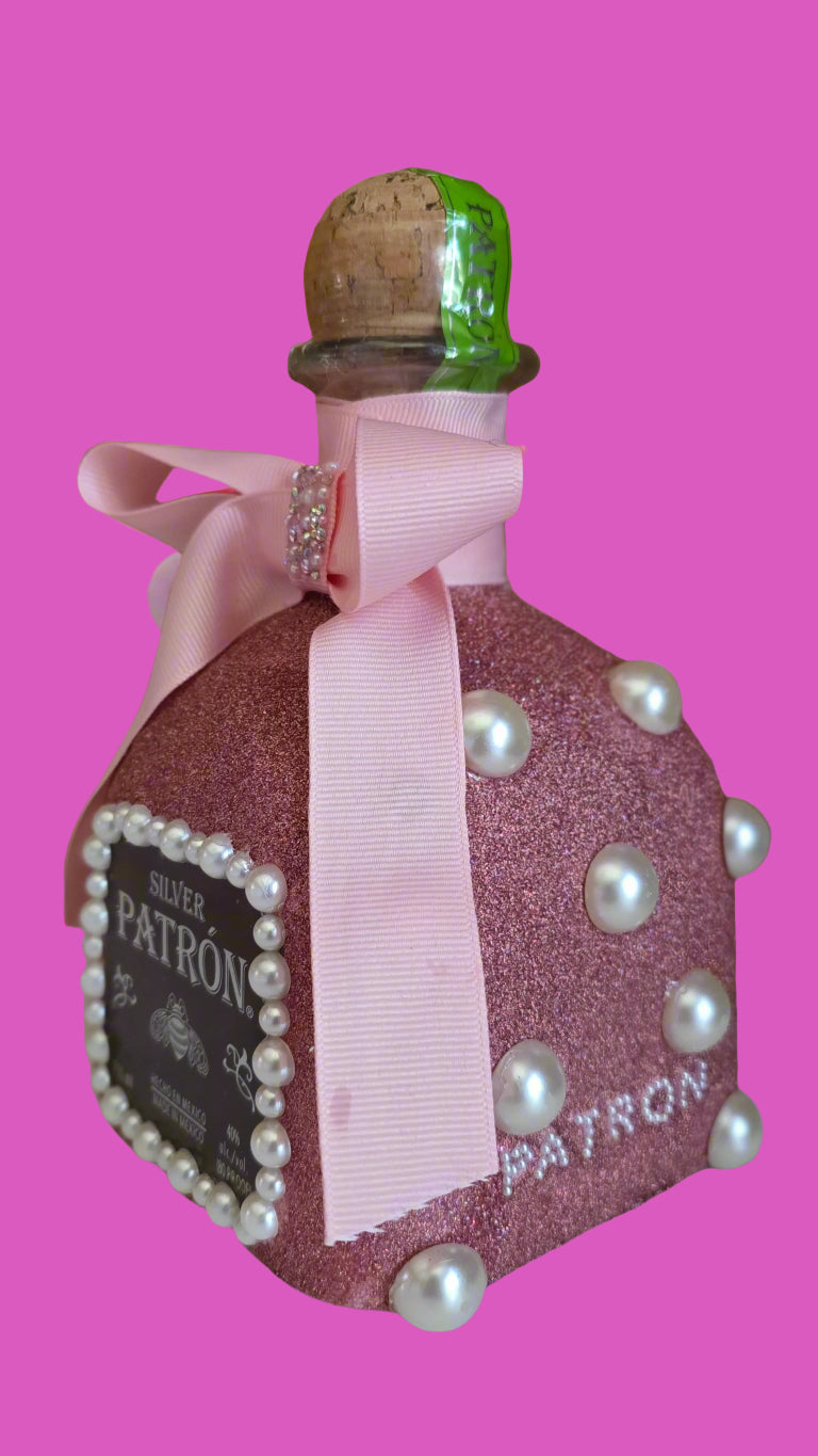 Bedazzled Patron Bottle