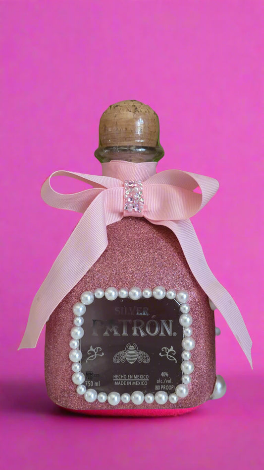 Bedazzled Patron Bottle